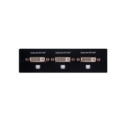 1×4 Dual-link DVI Splitter - Back View