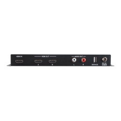 1x2 HDMI Splitter with scaler box (4Kx2K) - Back View