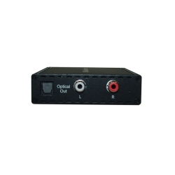 USB/Optical to Analog Audio Converter - Back View